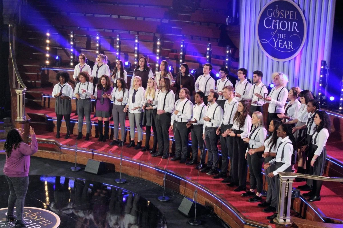 Nadine Lee conducting at Gospel Choir of the Year
